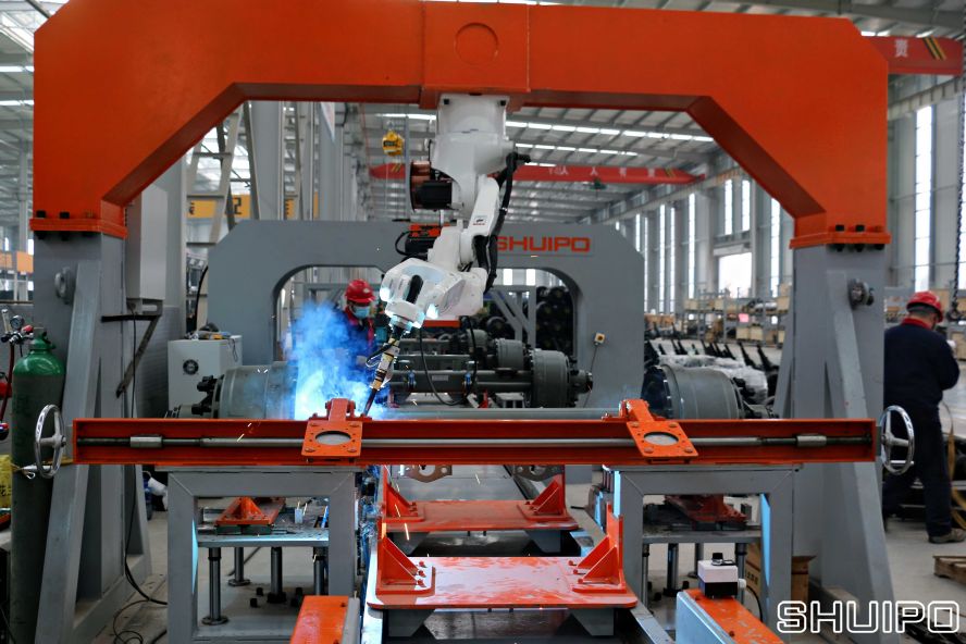 車橋板簧焊接裝配線 車橋板簧焊接裝配線